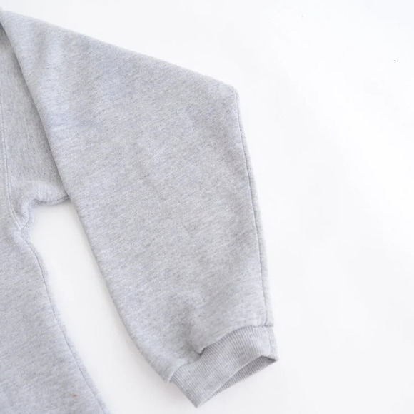 Vintage 90S Russell Athletic Gray Button Collar Crew Neck Size XL USA Made - Picture 8 of 9